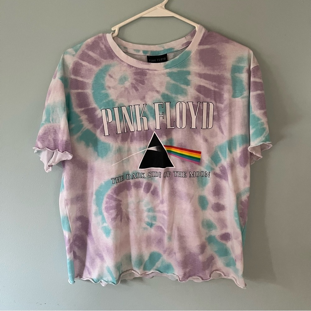 Pink Floyd Pastel Boyfriend Cropped Tee